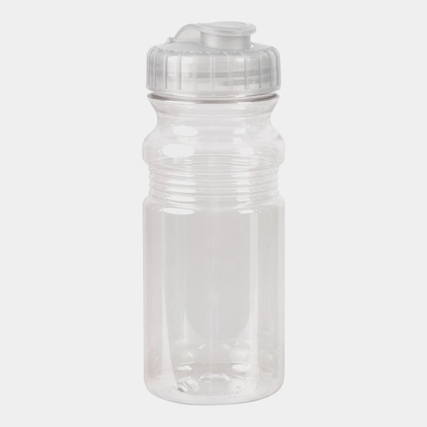 USA Made 20oz Translucent Sport Water Bottle With Snap Cap Thumbnail
