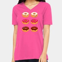 BELLA + CANVAS Ladies Relaxed Jersey V-Neck Tee Thumbnail