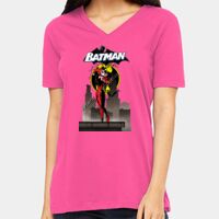 BELLA + CANVAS Ladies Relaxed Jersey V-Neck Tee Thumbnail