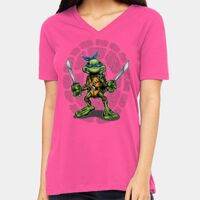 BELLA + CANVAS Ladies Relaxed Jersey V-Neck Tee Thumbnail