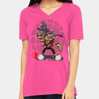 BELLA + CANVAS Ladies Relaxed Jersey V-Neck Tee Thumbnail