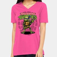 BELLA + CANVAS Ladies Relaxed Jersey V-Neck Tee Thumbnail