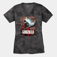 Ladies CamoHex V Neck Tee Thumbnail