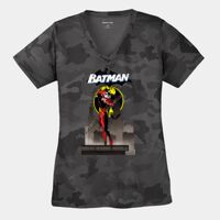 Ladies CamoHex V Neck Tee Thumbnail